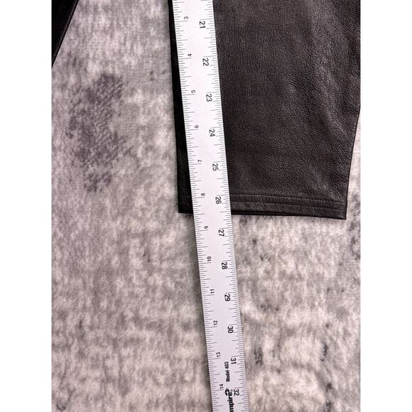 New Spanx Leather Like Ankle Skinny Pants Medium Womens - Picture 5 of 7